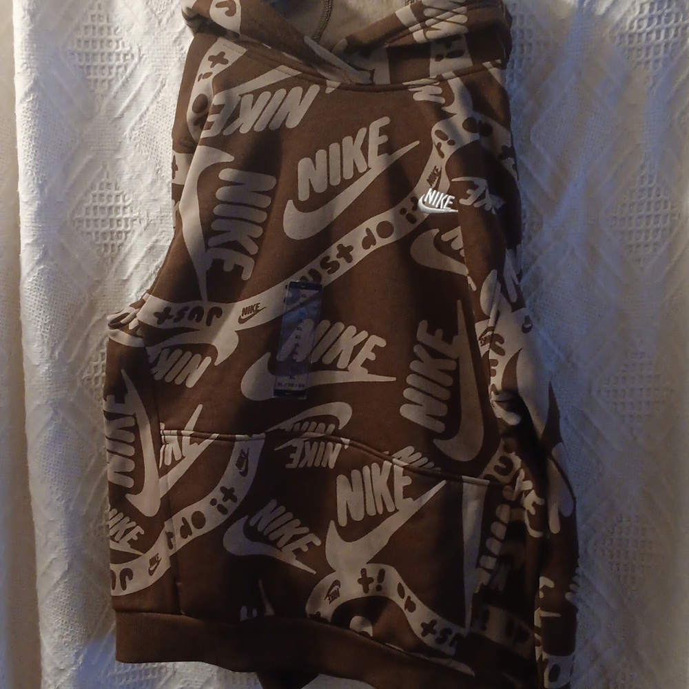 💥💥Kids Nike brown Hoodie XL